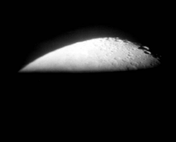 La lune en infra rouge